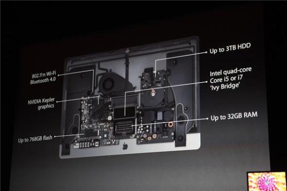 《國際電子商情》蘋果發布會與傳說中的iPad Mini。強大的NVidia Kepler顯示核心讓新款iMac依舊是很多設計師的首選工具，ivy Bridge和藍牙4.0也很符合潮流